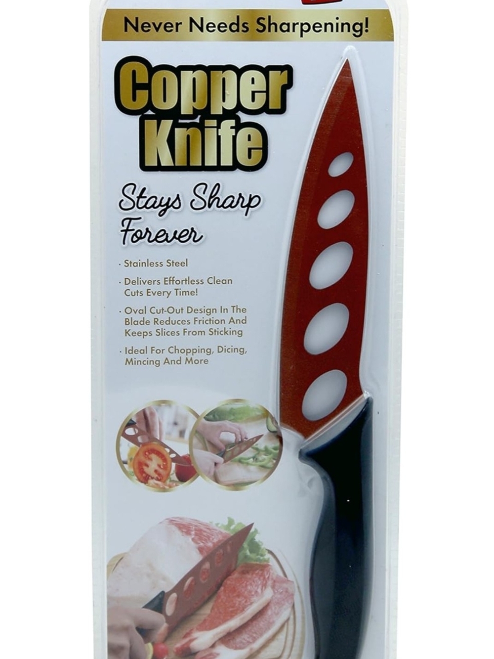 Copper Knife  Kitchen Knife